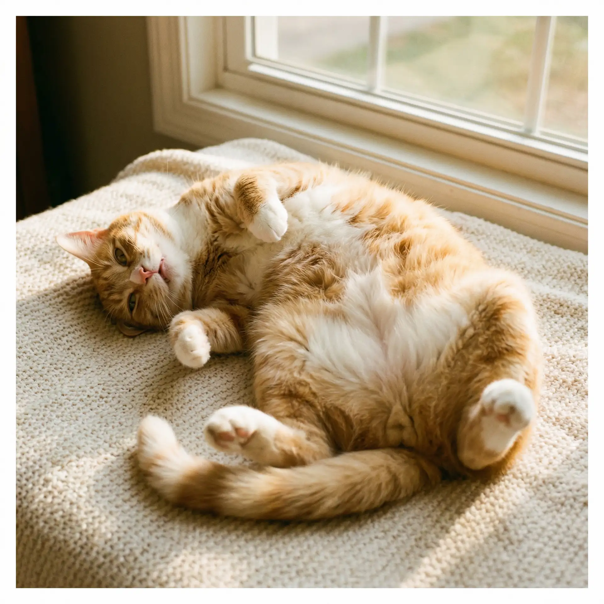 猫咪仰躺露出肚皮 - 可以免费观看的不良软件